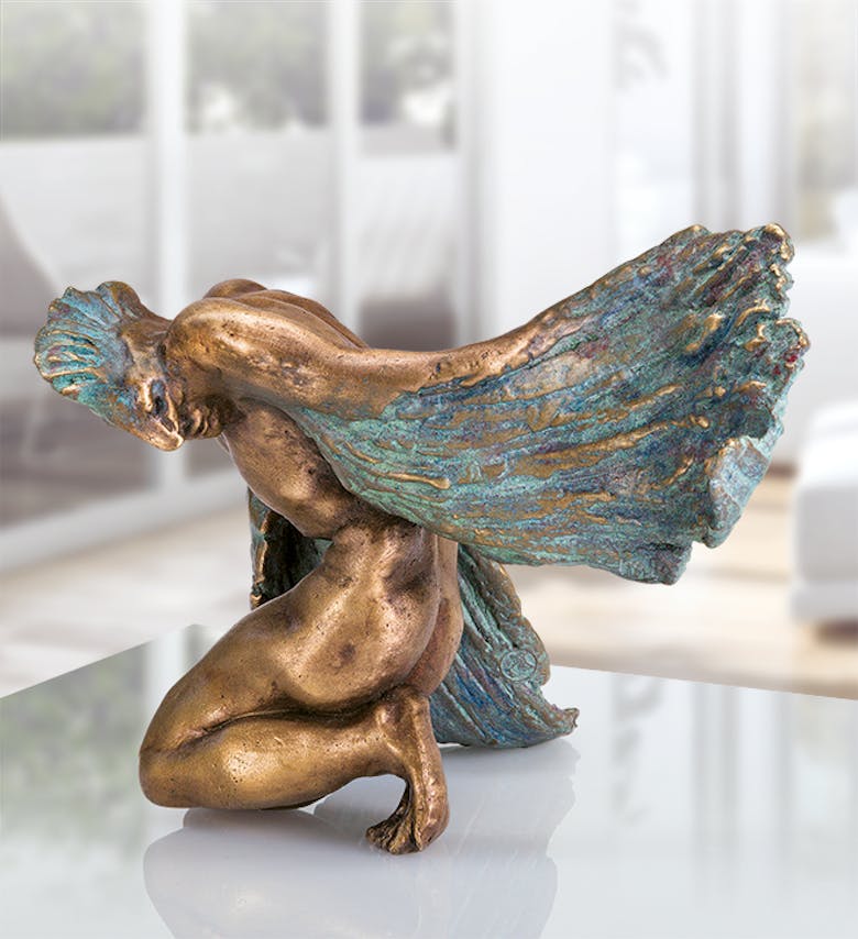 Bronzeskulptur-Phoenix
