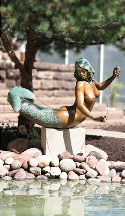 Bronzefigur Nymphe von Leo Wirth