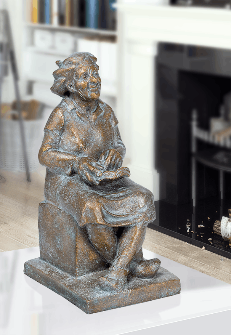 Bronzefigur Märchenstunde von Zilly