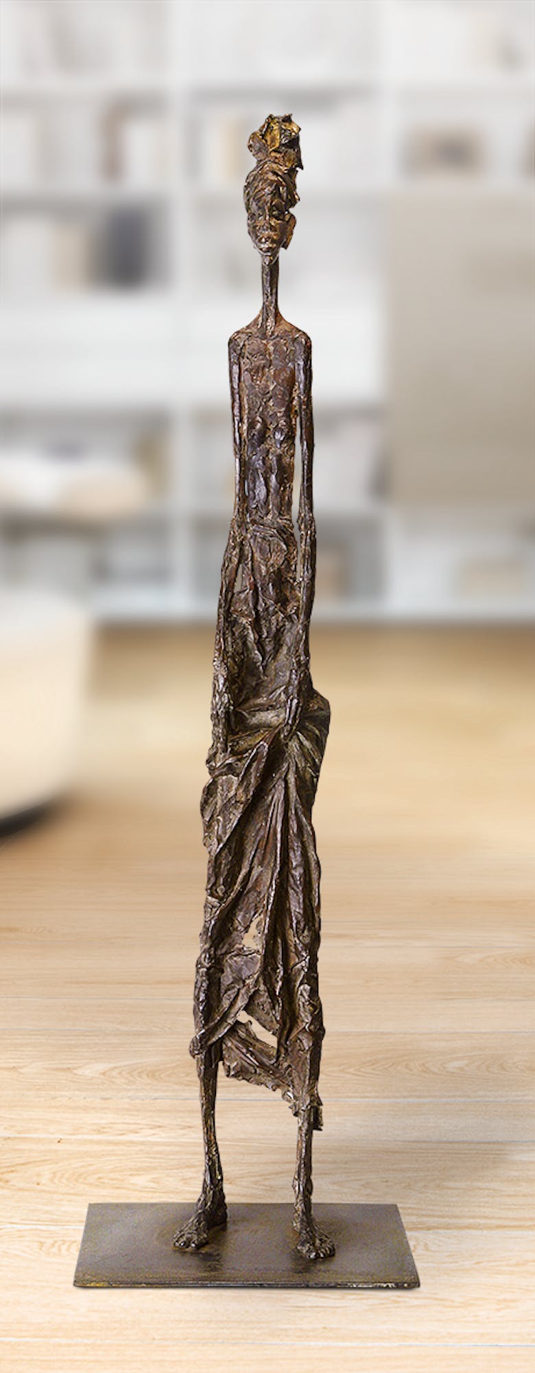 Bronzefigur Afrikanerin von Vitali Safronov