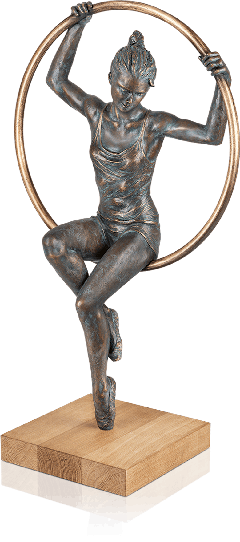 Bronzefigur »Al Cerchio« von Damiano Taurino