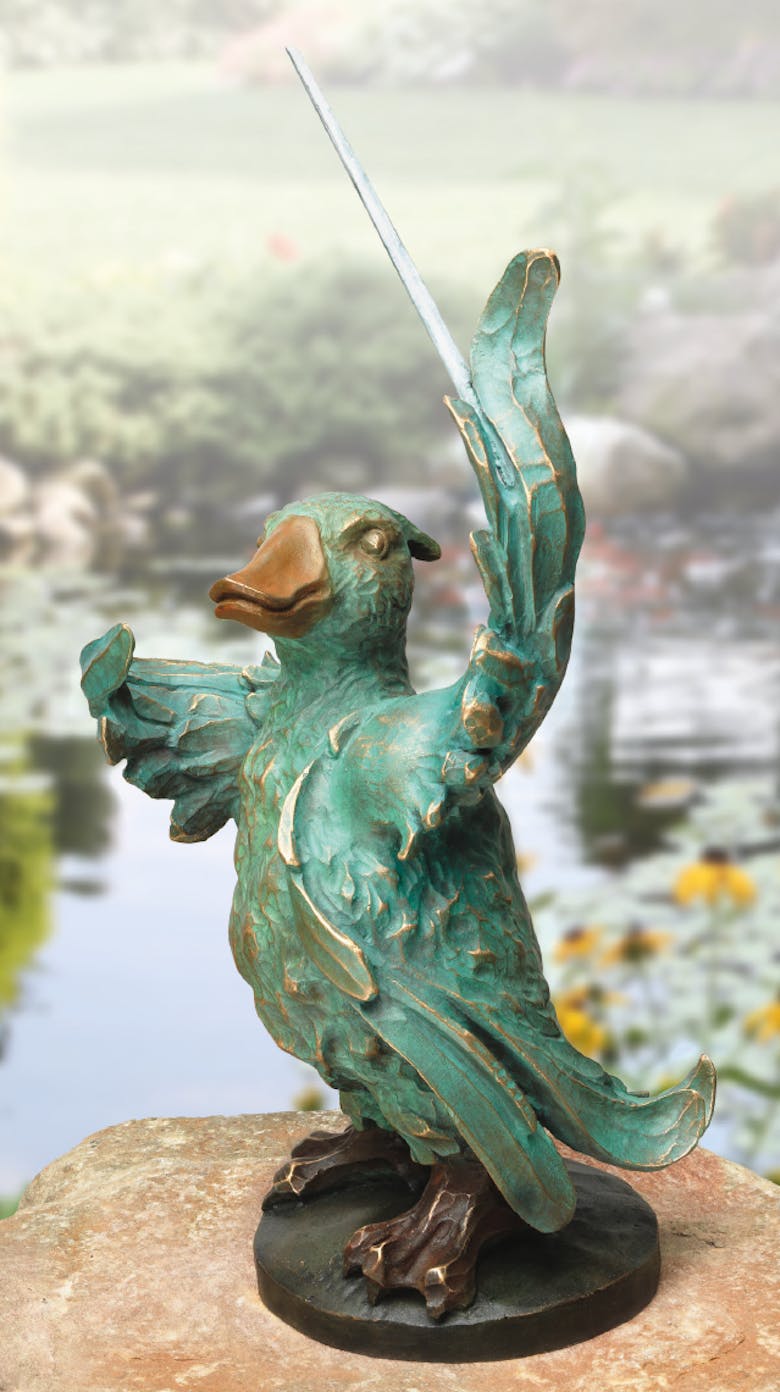 Bronzefigur Die Gans von Atelier Strassacker