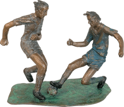 Bronzefigur Das Spiel von Winfried Tränkner