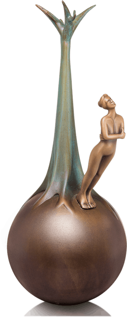 Bronzefigur Bellerophon von Andrea Bucci