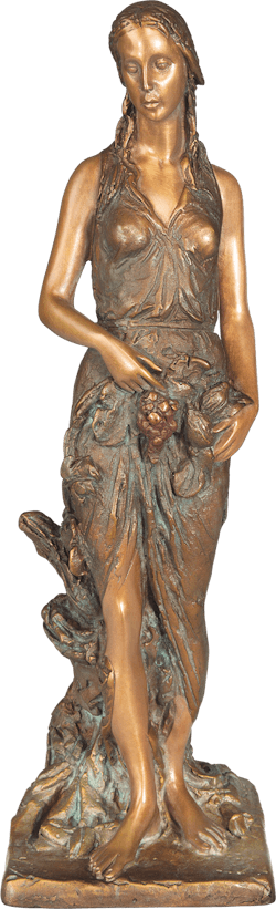 Bronzefigur Herbst von Romano Cosci