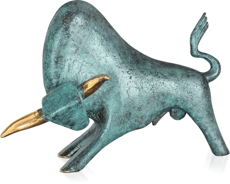 Bronzefigur Mistral von Heinz Rupp