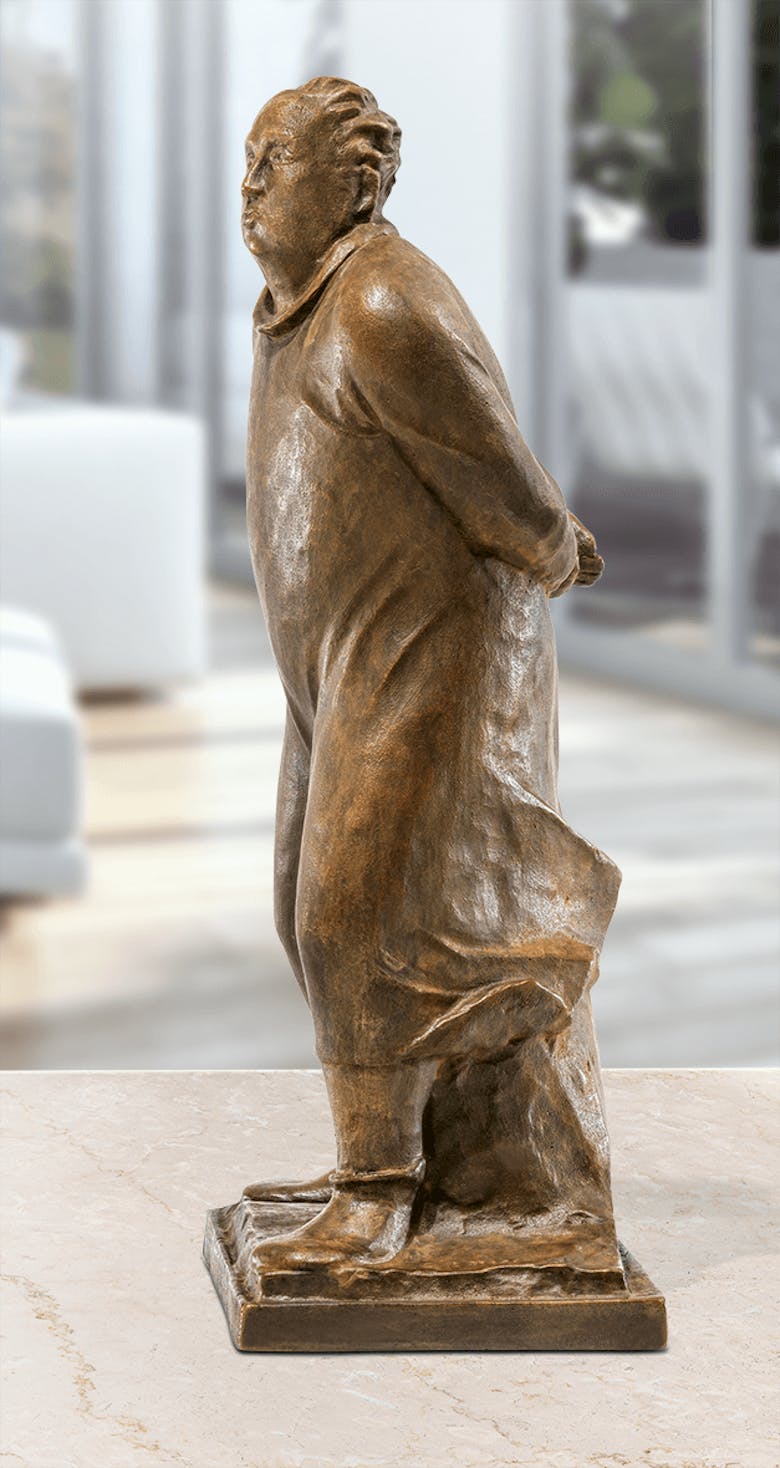 Bronzefigur »Der Spaziergänger« von Ernst Barlach