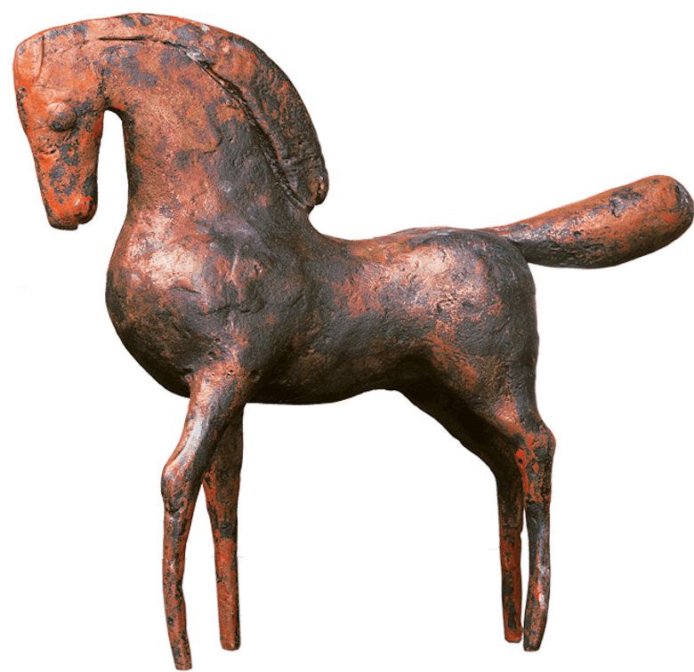 Bronzefigur Pferd von Hermann Schwahn