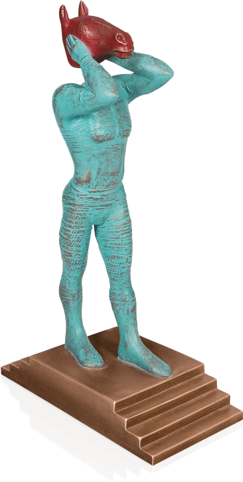 Bronzefigur Joker von Günther Stimpfl