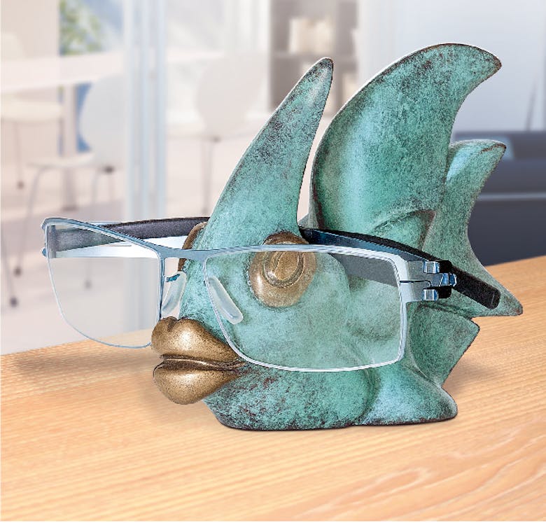 Bronzefigur Fisch von Jagna Weber