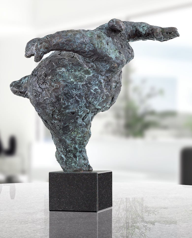 Bronzefigur Balance 30 von Wim Heesakkers