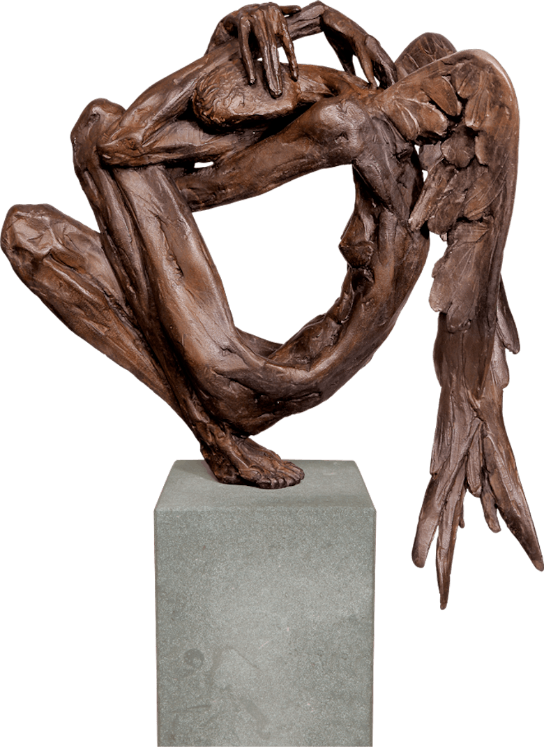 Bronzefigur Engel von Vitali Safronov
