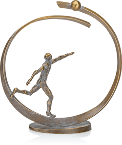 Bronzefigur «Vorwärts» aus dem Atelier Strassacker
