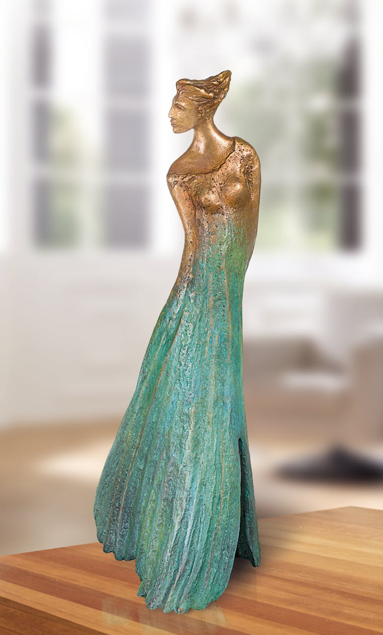 Bronzefigur Ginkgo Androgyn von Maria-Luise Bodirsky