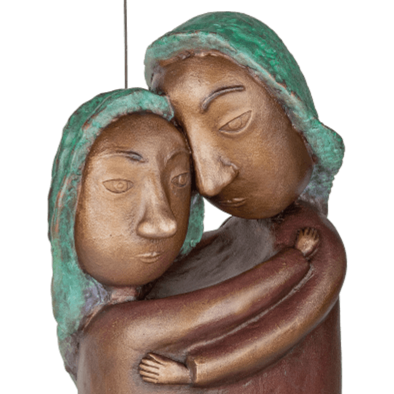 Bronzefigur »Happiness« von Natalia Obada