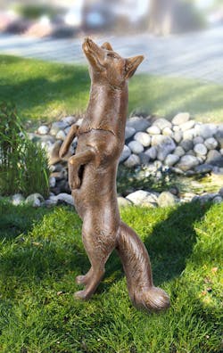 Bronzefigur Fuchs, stehend von Atelier Strassacker