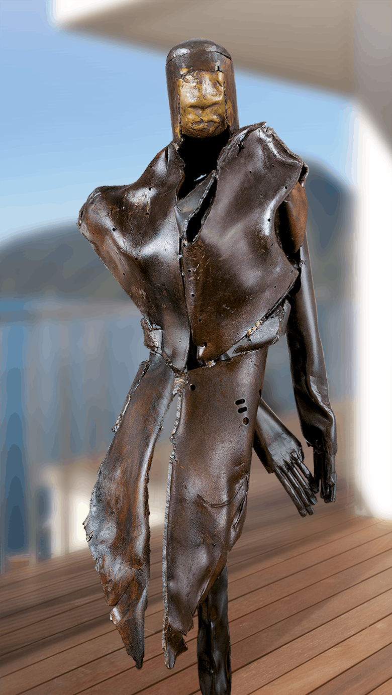 Bronzefigur Tanaka von Ulrich Barnickel
