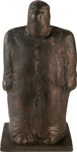 Bronzefigur MANN-TEL von Hermann zur Strassen