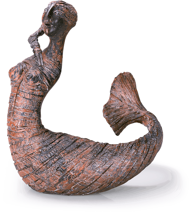 Bronzefigur Melu-Tina primadonna von Bettina  Scholl-Sabbatini