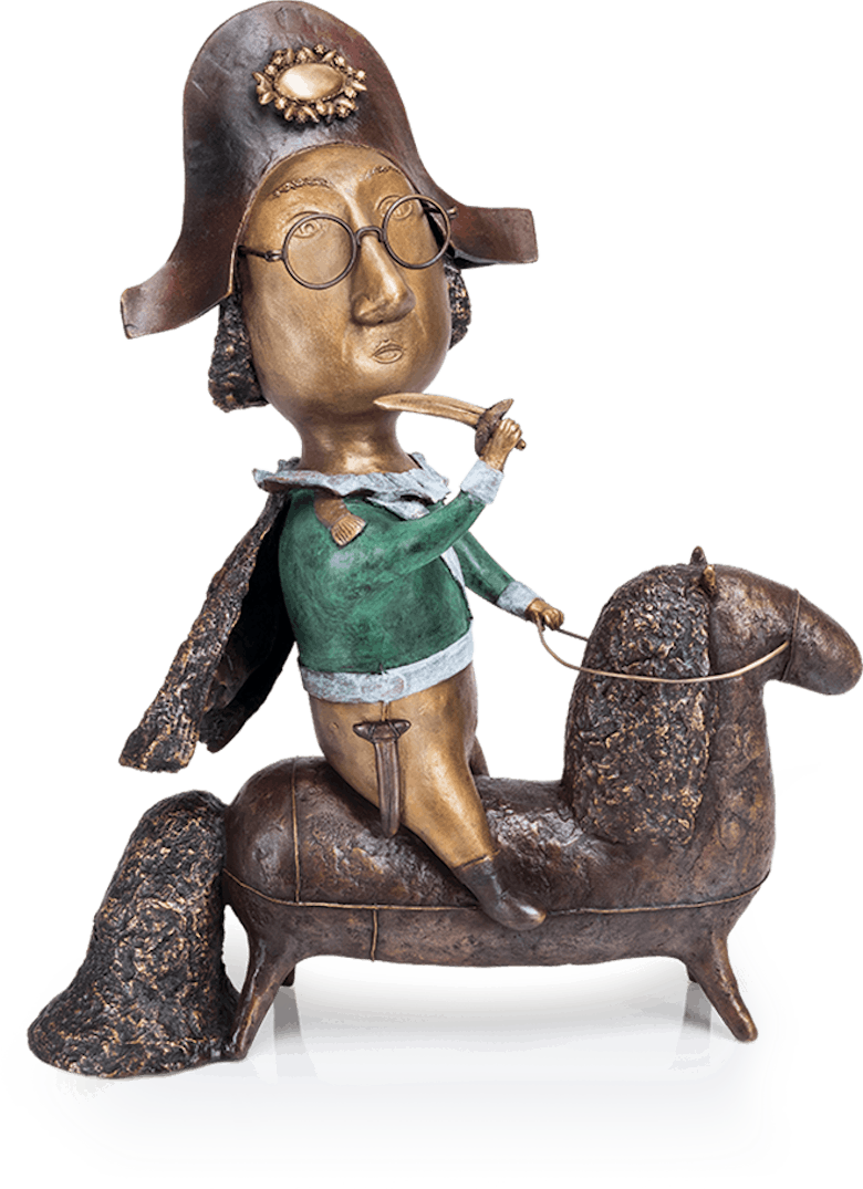 Bronzefigur Napoleon von Natalia Obada