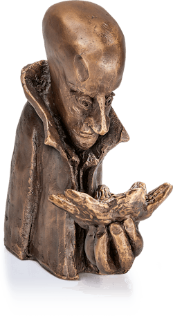 Bronzefigur »Der Sonnenwächter« von Pieter Sohl
