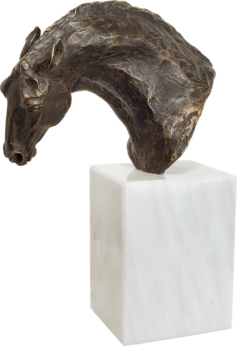 Bronzefigur Barockes Ross von Gabriele Haslinger