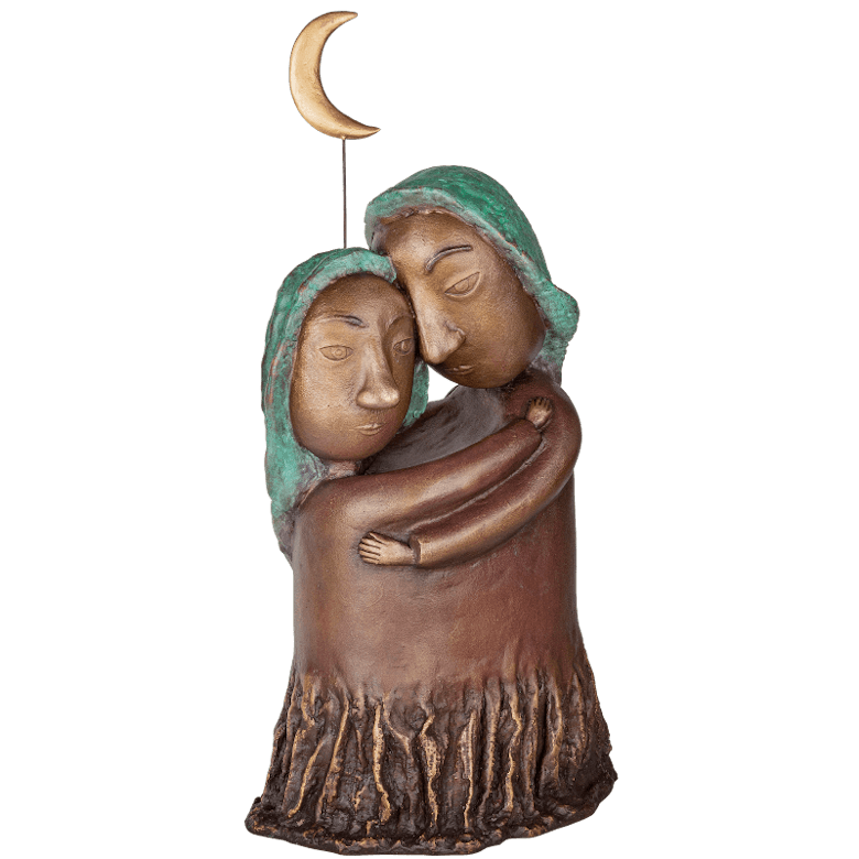 Bronzefigur »Happiness« von Natalia Obada