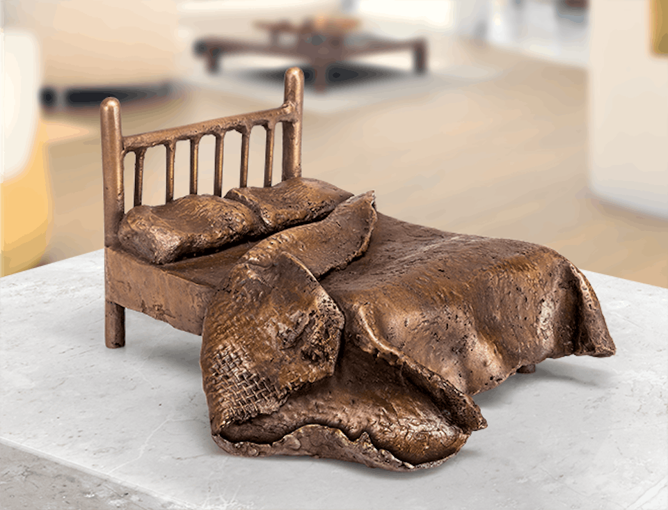 Bronzefigur Bed of yesterday von Newman-Maguire