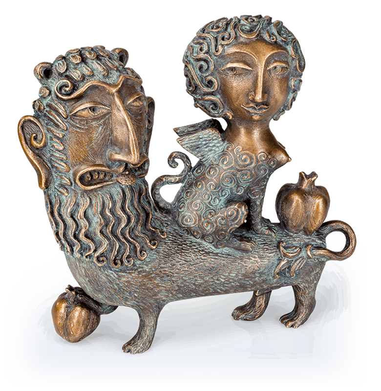 Bronzefigur Enigma eterna von Elya Yalonetski