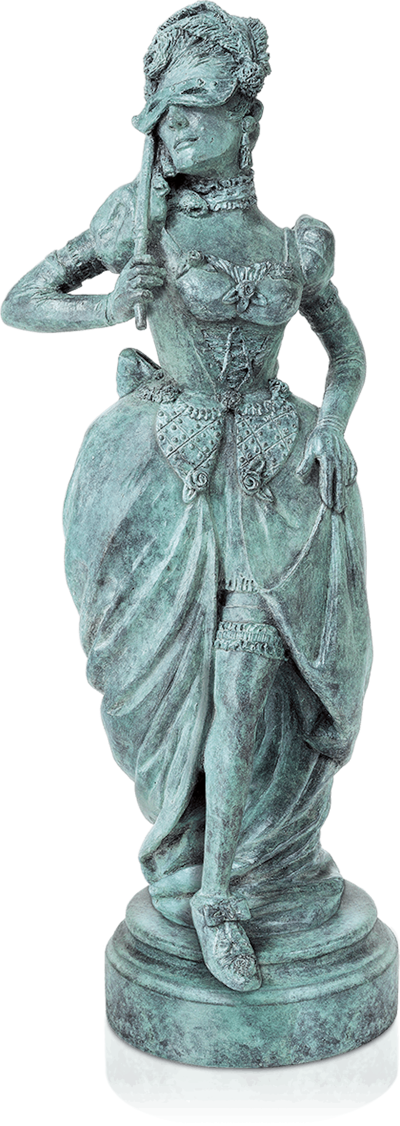 Bronzefigur Koketterie von Thomas Schöne