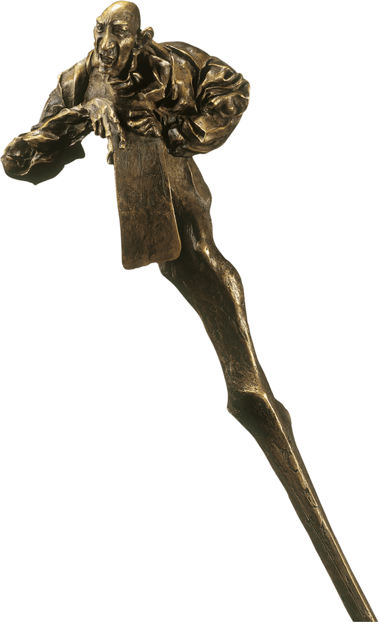 Bronzefigur Toller Mensch von Woytek