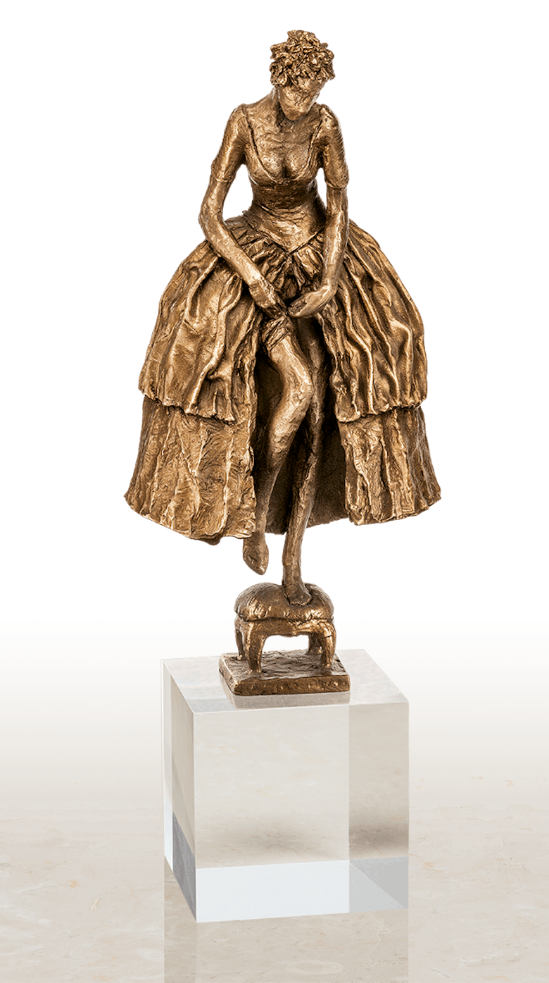 Bronzeskulptur-Braut