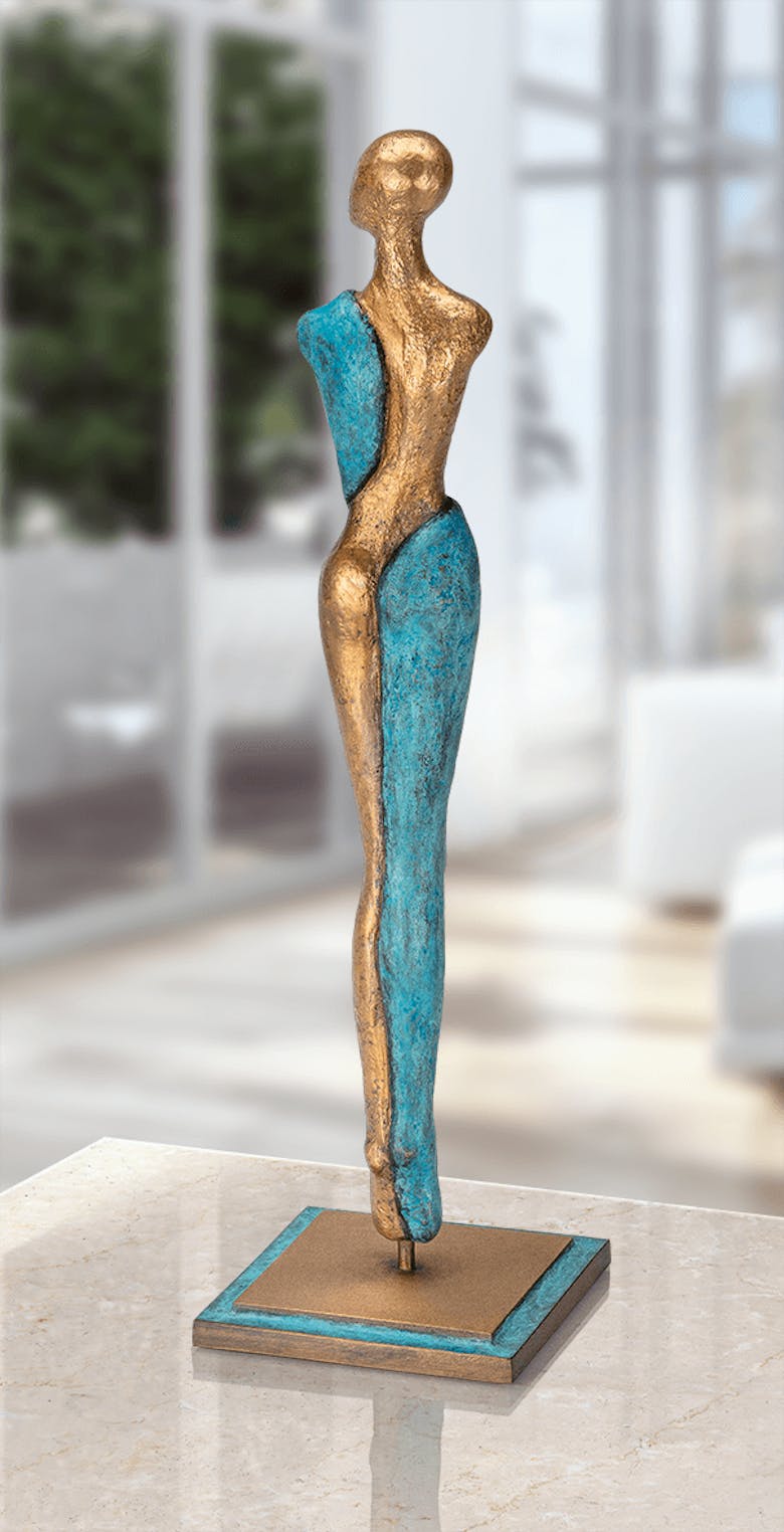 Bronzefigur »Kleine Figurine« von Andrea Kraft