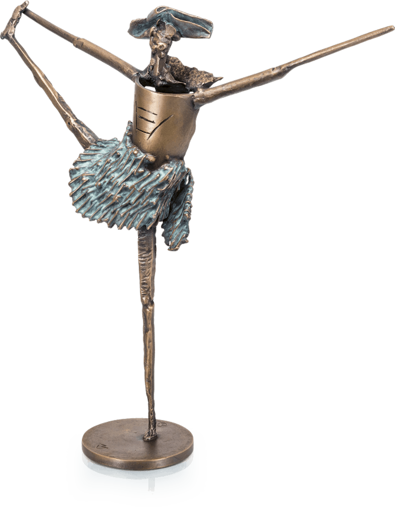 Bronzefigur Tänzerin von Ulrich Barnickel