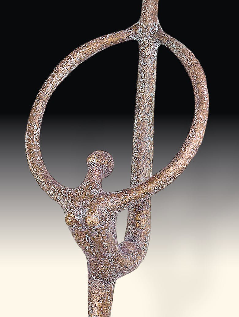 Bronzefigur Anmut von Andrea Kraft