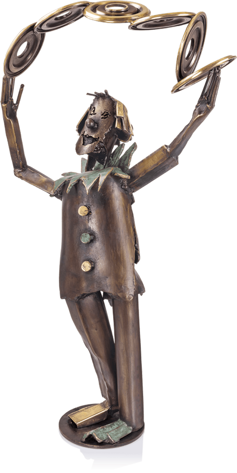 Bronzefigur Jongleur von Ulrich Barnickel
