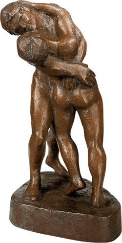 Bronzefigur Hingabe von Kurt Ewald