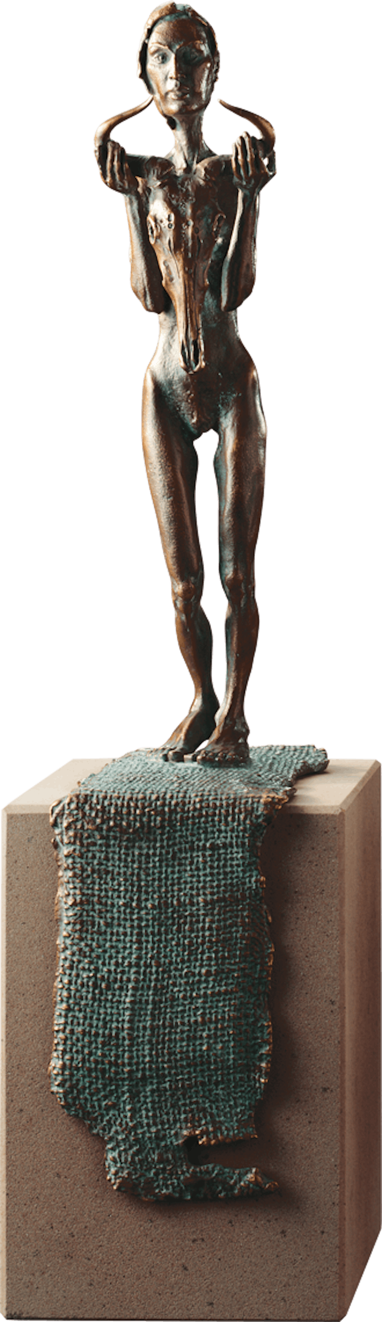 Bronzefigur Die Wüstenkönigin von Woytek