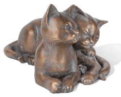 Bronzefigur »Kätzchen« aus dem Atelier Strassacker