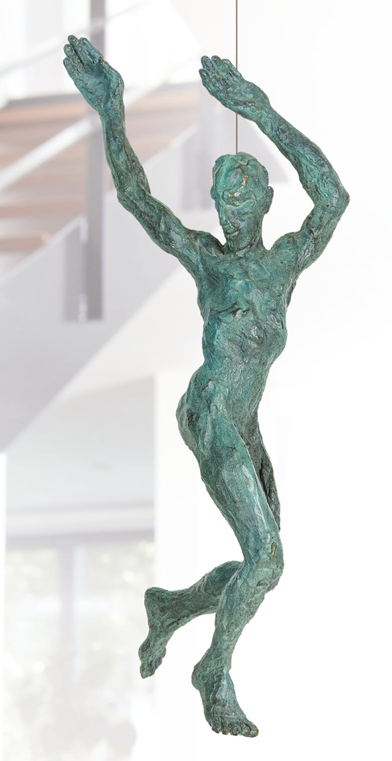 Bronzefigur Spirit von Gudrun Steen-Andersen