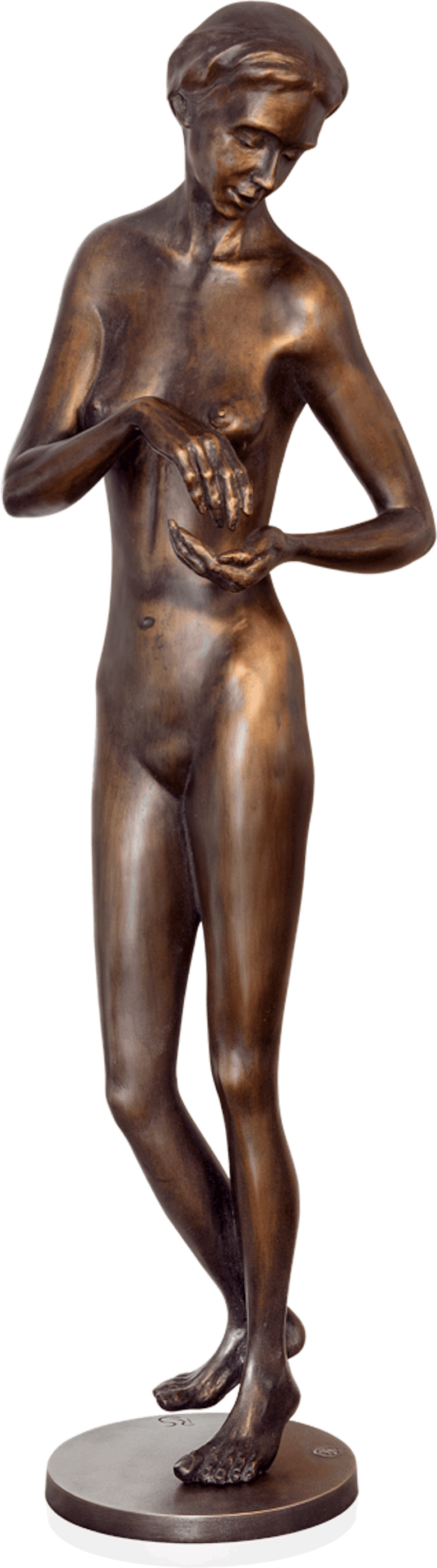 Bronzefigur Hinwendung von Rüdiger Schwenk