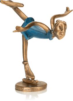 Bronzefigur »Eisprinzessin« von Kurtfritz Handel