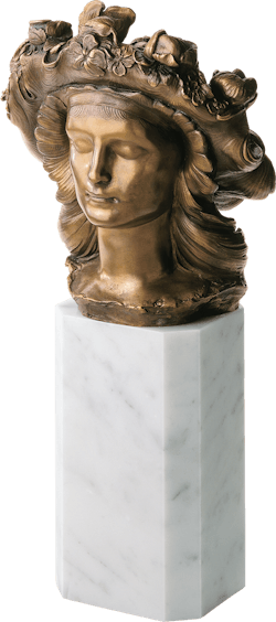 Bronzefigur Flora von Ernst Fuchs