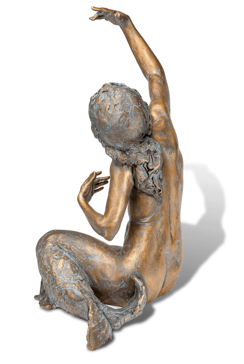 Bronzefigur »Leukosia« von Pawel Andryszewski