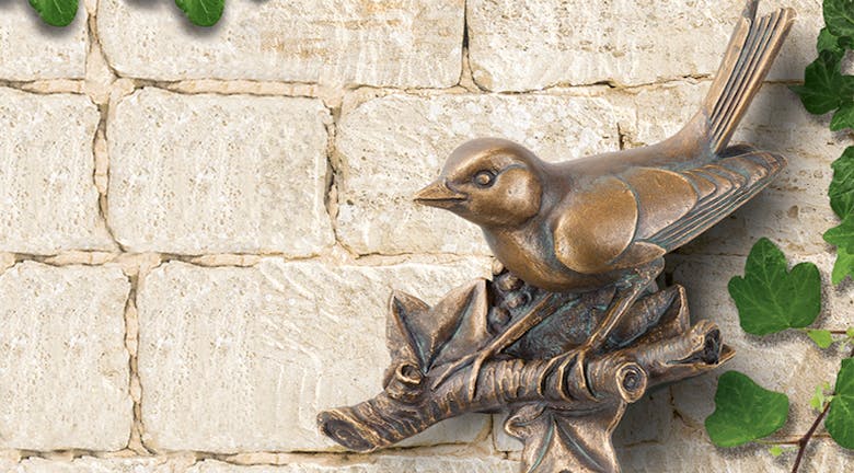 Bronzeskulptur Vogel - Fink