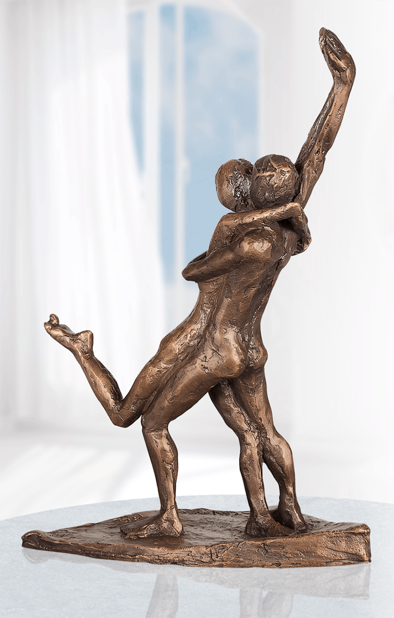 Bronzefigur Tango von Thomas Grabert