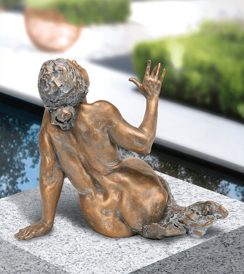 Bronzefigur »Ligeia« von Pawel Andryszewski