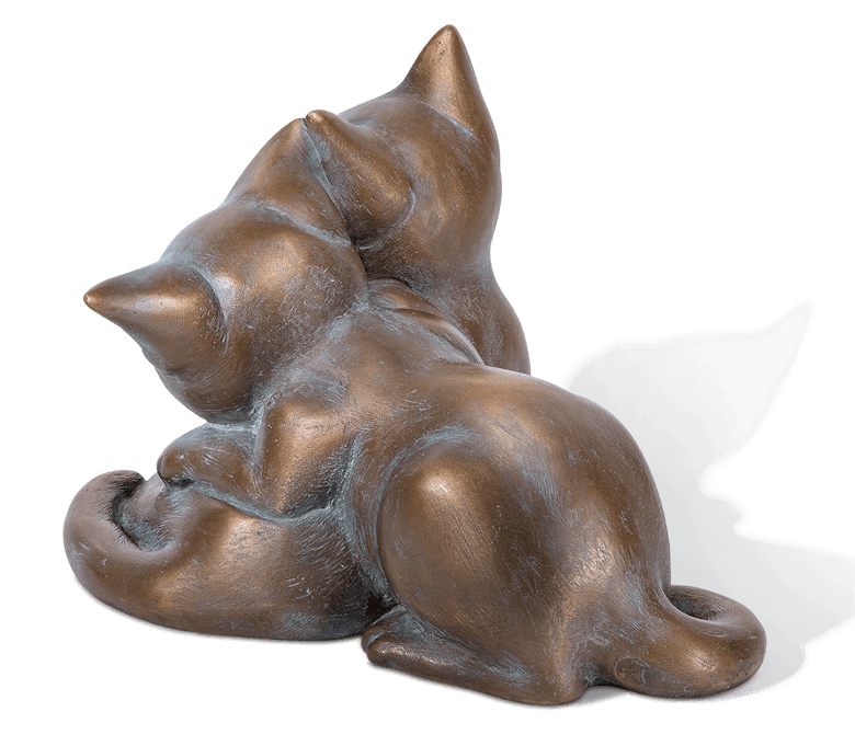 Bronzefigur »Kätzchen« aus dem Atelier Strassacker
