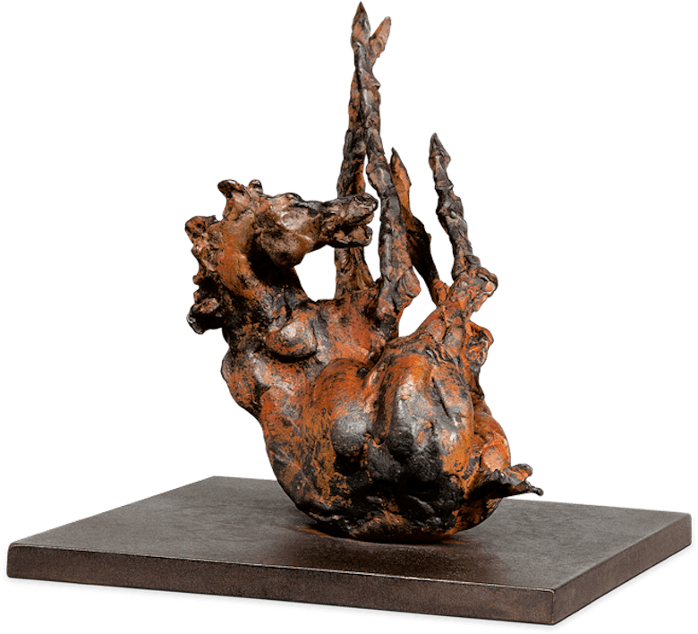 Bronzefigur Sturz des Siegers von Vitali Safronov
