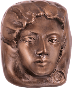 Bronzefigur Die Glänzende von Maria-Luise Bodirsky